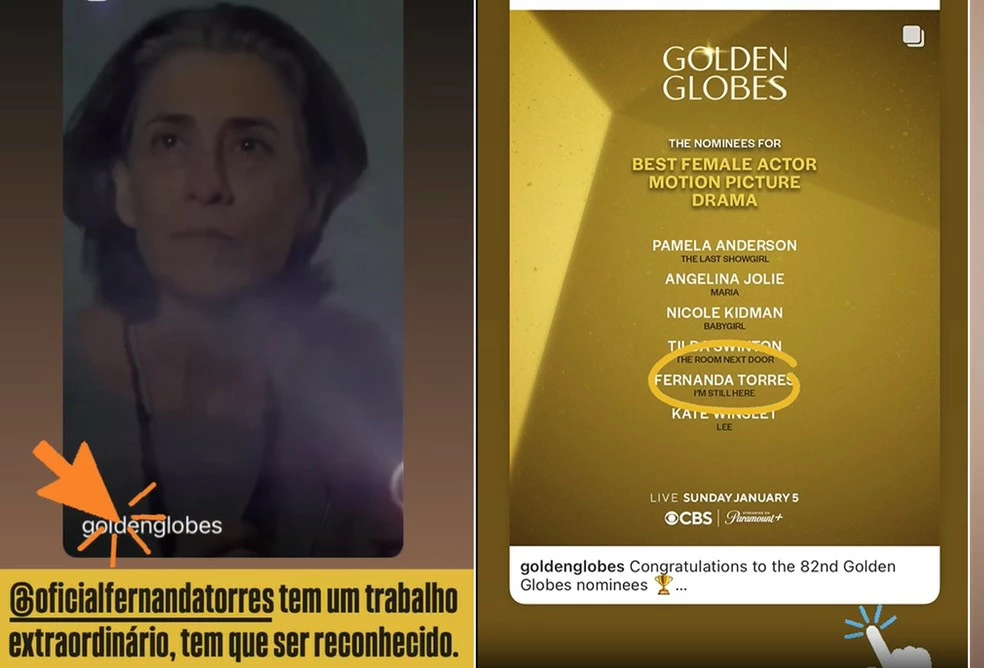 Celebrando a Vitória: Fernanda Montenegro e o Globo de Ouro de Fernanda Torres