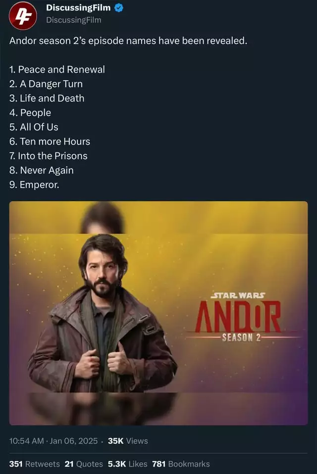 Andor: A Perfeição de Star Wars nos Episódios 4, 5 e 6