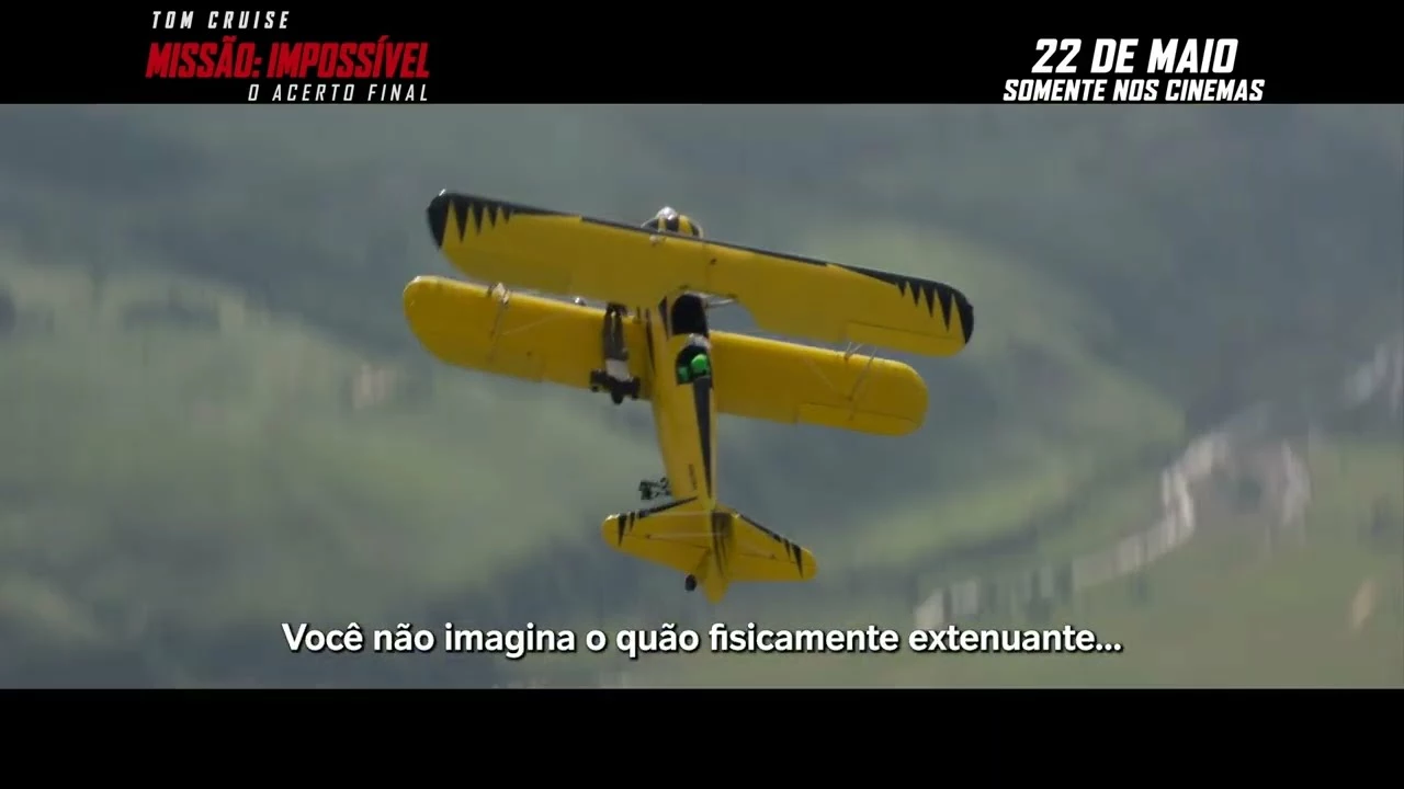 Missão: Impossível – O Acerto Final – Missão: Impossível – O Acerto Final | Bastidores: Tom Cruise no avião | Paramount Pictures Brasil