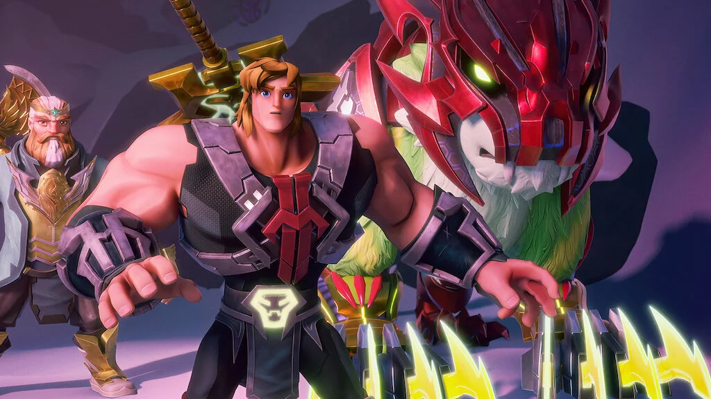 Capa da matéria sobre He-Man e os Mestres do Universo: O Retorno do Príncipe Adam e do Homem Fera