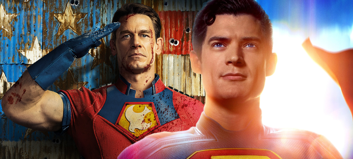 Capa da matéria sobre Superman e Pacificador: Uma Nova Era para o Universo DC