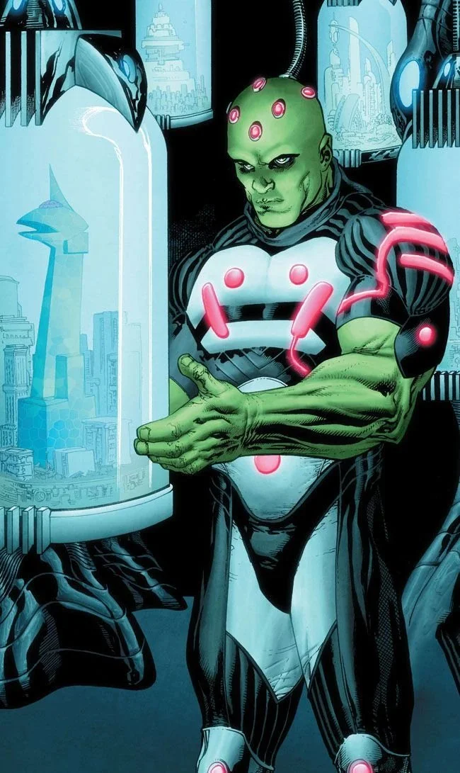 Capa da matéria sobre Superman 2: Homem do Amanhã – Brainiac é confirmado como vilão