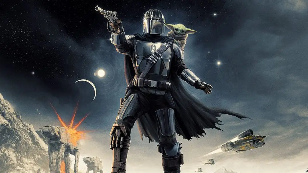Capa da matéria sobre Star Wars prepara novo ciclo com The Mandalorian and Grogu, Ahsoka 2 e Star Wars: Starfighter
